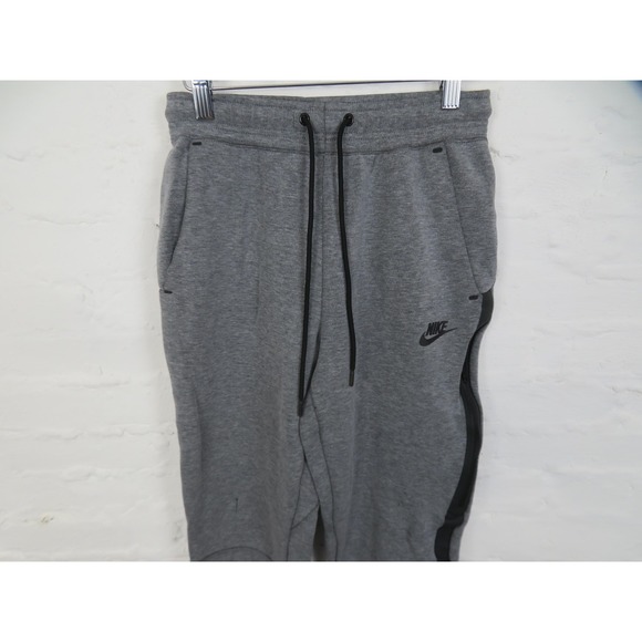 Nike Tech Fleece Gray Jogger Sweatpants Mens XS Athletic Zip Pocket 683800-092 - Picture 2 of 14